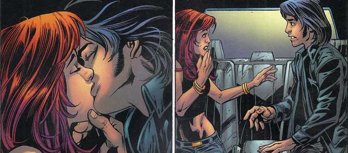 Mary Jane Watson Cuts Out Spider-Man