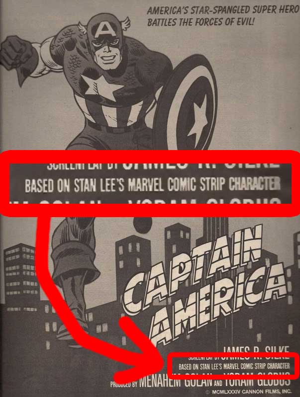 captain america poster stan lee