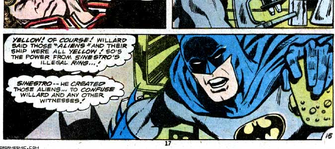Batman vs Sinestro