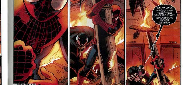 Spider-Man kills Venom