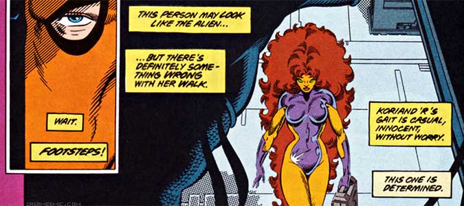 Mirage disguised as Starfire