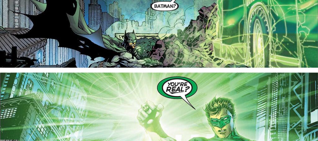 Batman is real Green Lantern