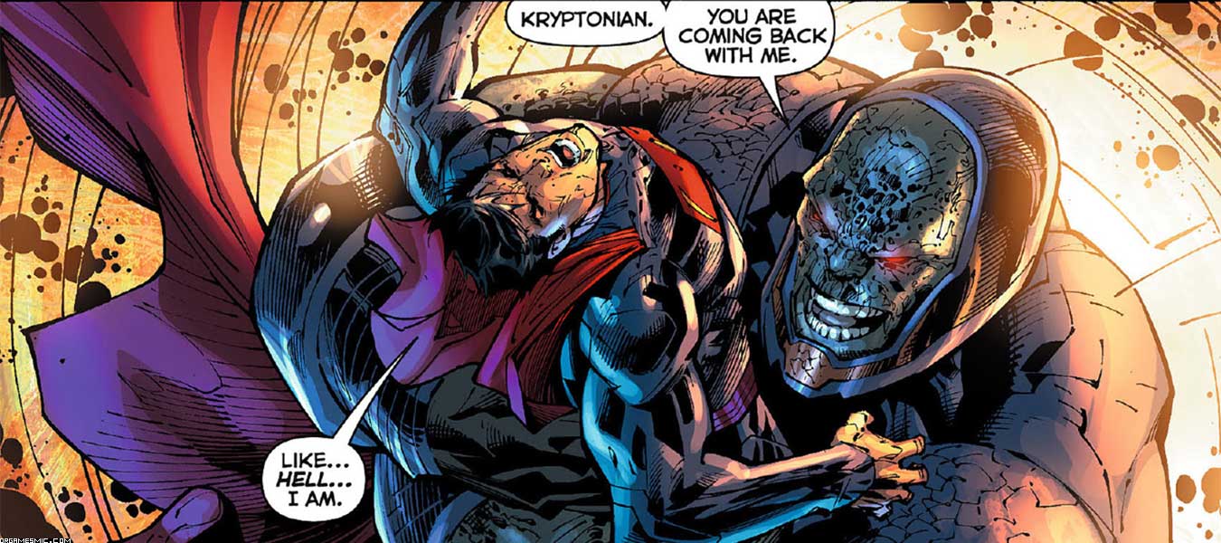 Darkseid Torturing Superman