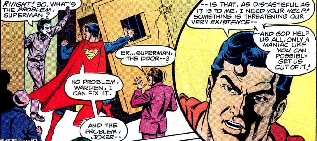 Superman frees Joker from Arkham