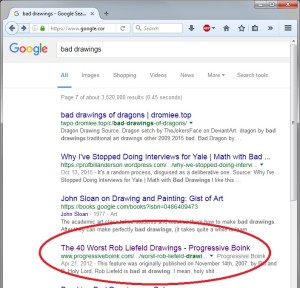 Liefeld Bad Drawings search