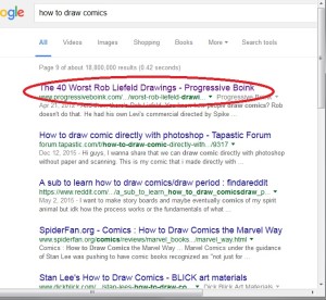 liefeld draw comics search