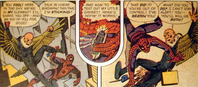 Spider-Man Battles the Vulture