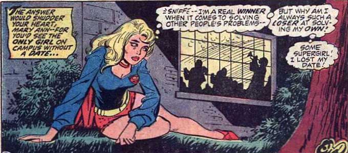 Supergirl crying
