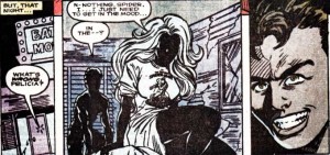 Spider-Man and Black Cat in bed