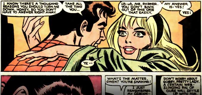 Spider-Man and Gwen Stacy Married