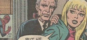 Spider-Man threatens Gwen Stacy