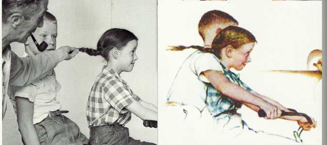 Norman Rockwell Photo Reference