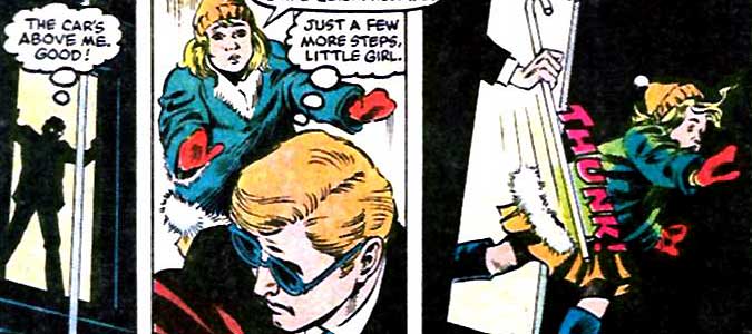 Daredevil throws girl down elevator shaft