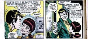 Peter Parket flirts with Bettie