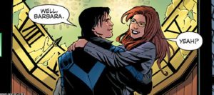 Dick Grayson and Barbara Gordon