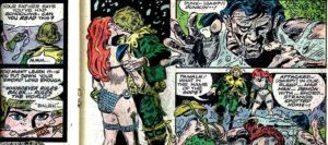 Red Sonja Frank Thorne kissing