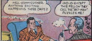 Bruce Wayne and Gordon Smoking