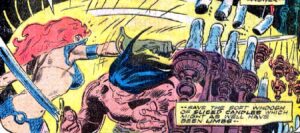 Conan and Red Sonja fight