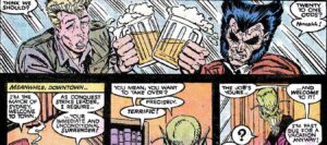 Liefeld drawings in Uncanny X-men 245