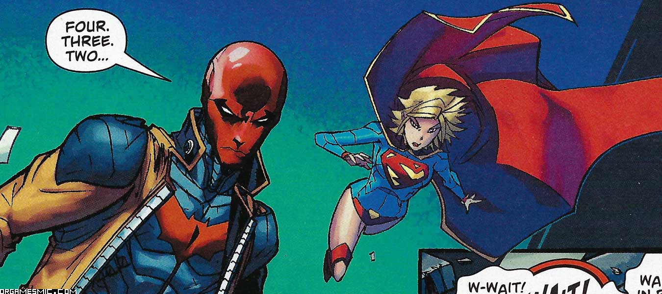 Red Hood and Supergirl