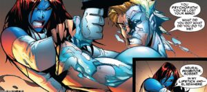 Mystique uses nanites on Iceman