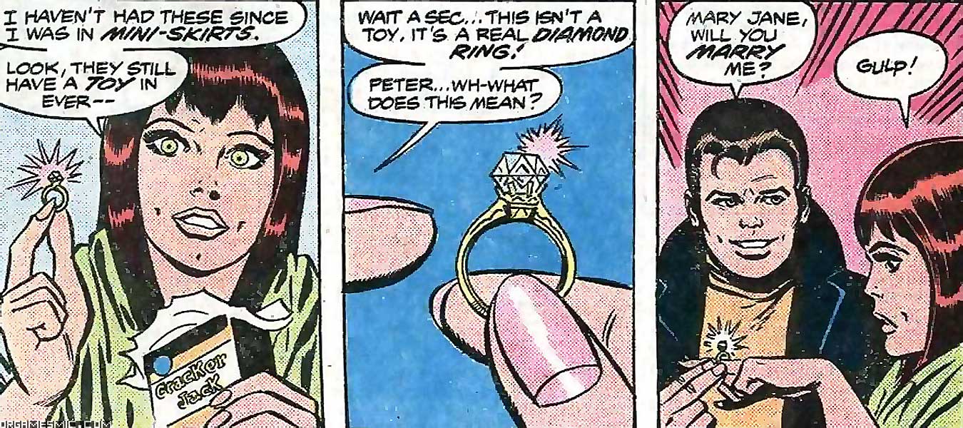 Peter Parker Proposes to Mary Jane