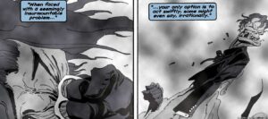 Joker punched brass knuckles