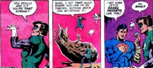 Superman stronger than Green Lantern