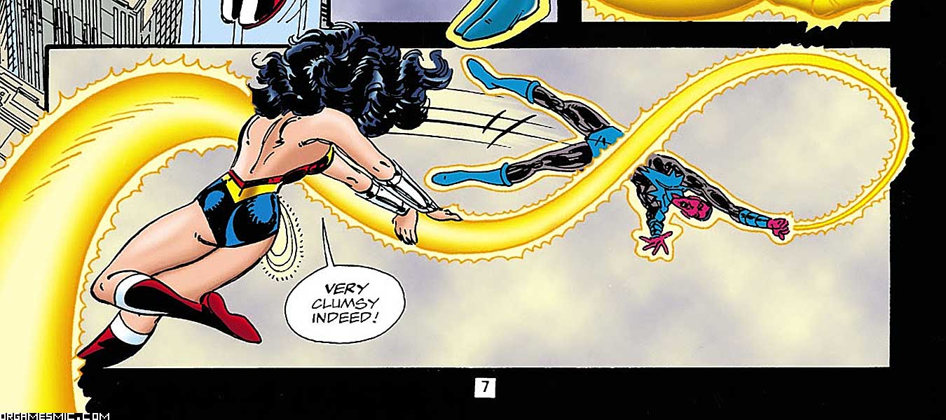 Wonder Woman Fights Sinestro