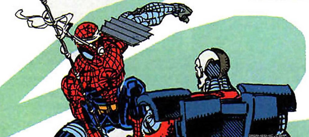 Cyborg Spider-man and Deathlok
