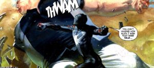 Spider-Man punches Kingpin