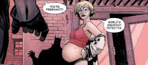 Harley Pregnant with Batman