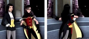 Robin and Zatanna Kiss