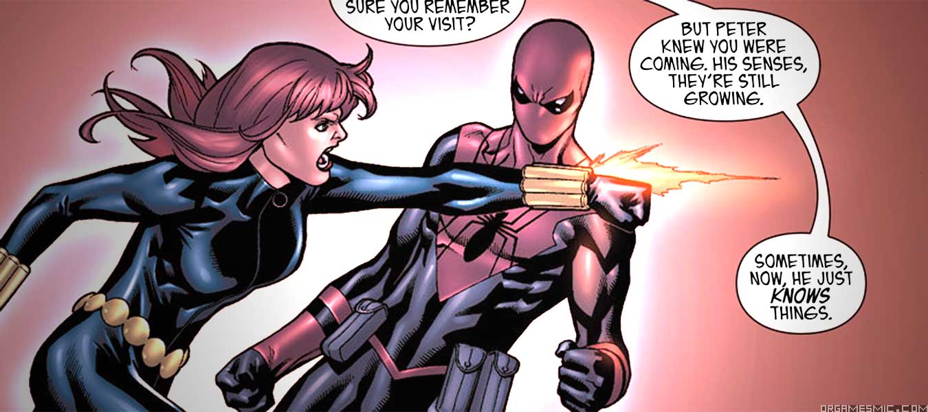Assassin Spider-Man with Black Widow