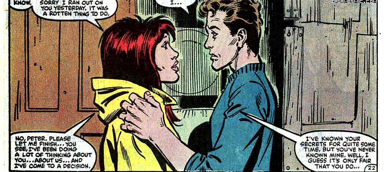 Mary Jane learns Spider-Man's identity