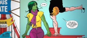 She-Hulk comics with Daredevil