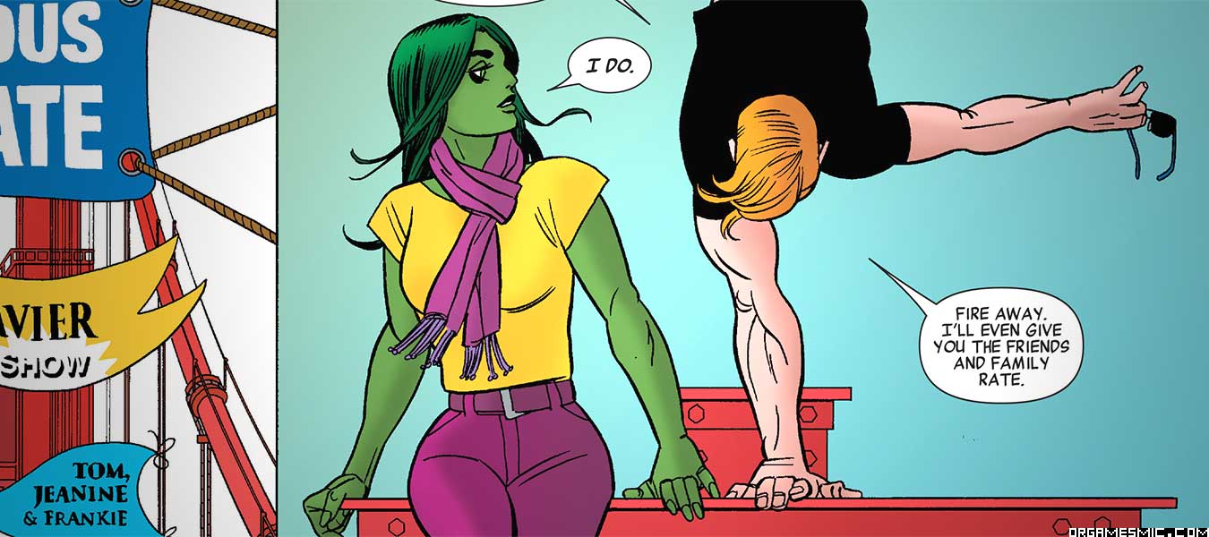She-Hulk comics with Daredevil