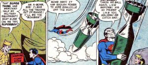 Bizarro catching atomic bomb