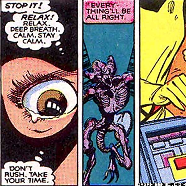 Kitty Pryde and Alien monster