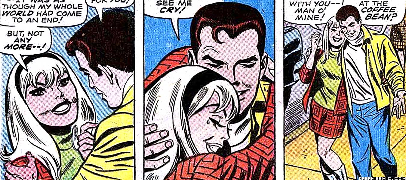 Peter Parker and Gwen Stacy in love