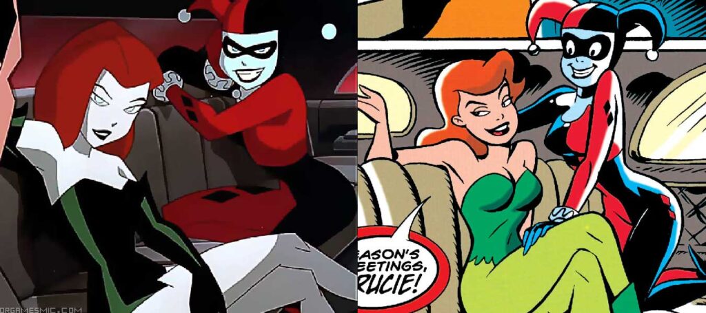 Batman Adventures comic comparison