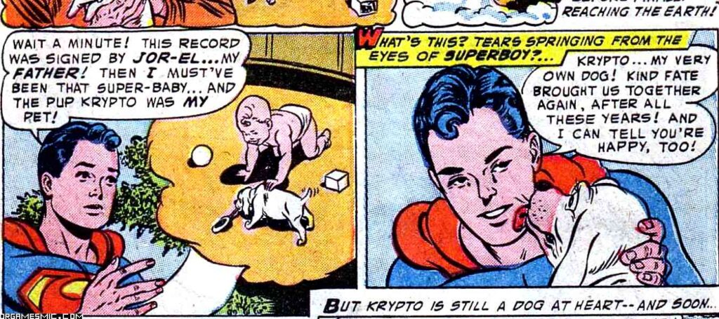 Krypto and Superboy origin