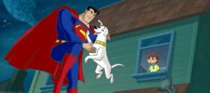Krypto the Superdog with Superman